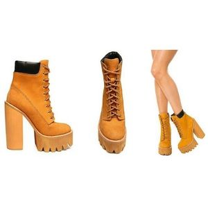 Jeffrey Campbell HBIC Boot in Wheat Nubuck